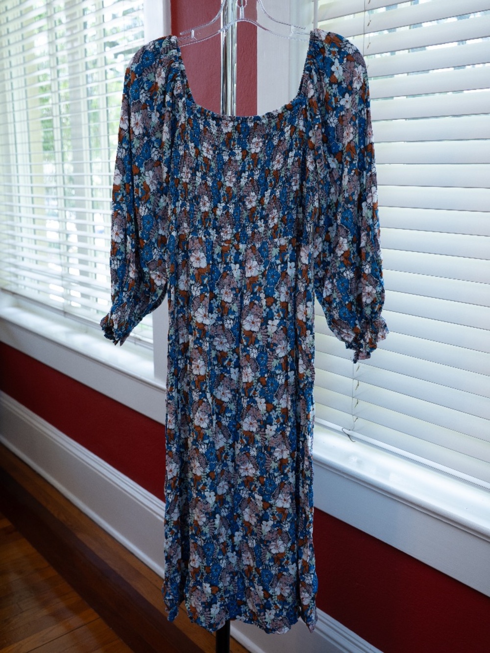 a.n.a Floral Midi Dress